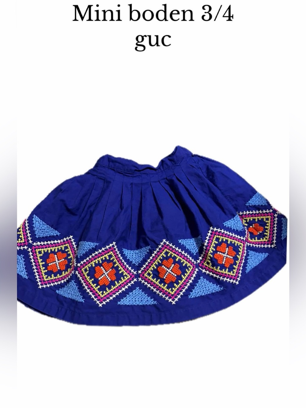 Mini boden skirt 3/4